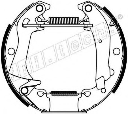 fri.tech. 16172 Brake Shoe Set